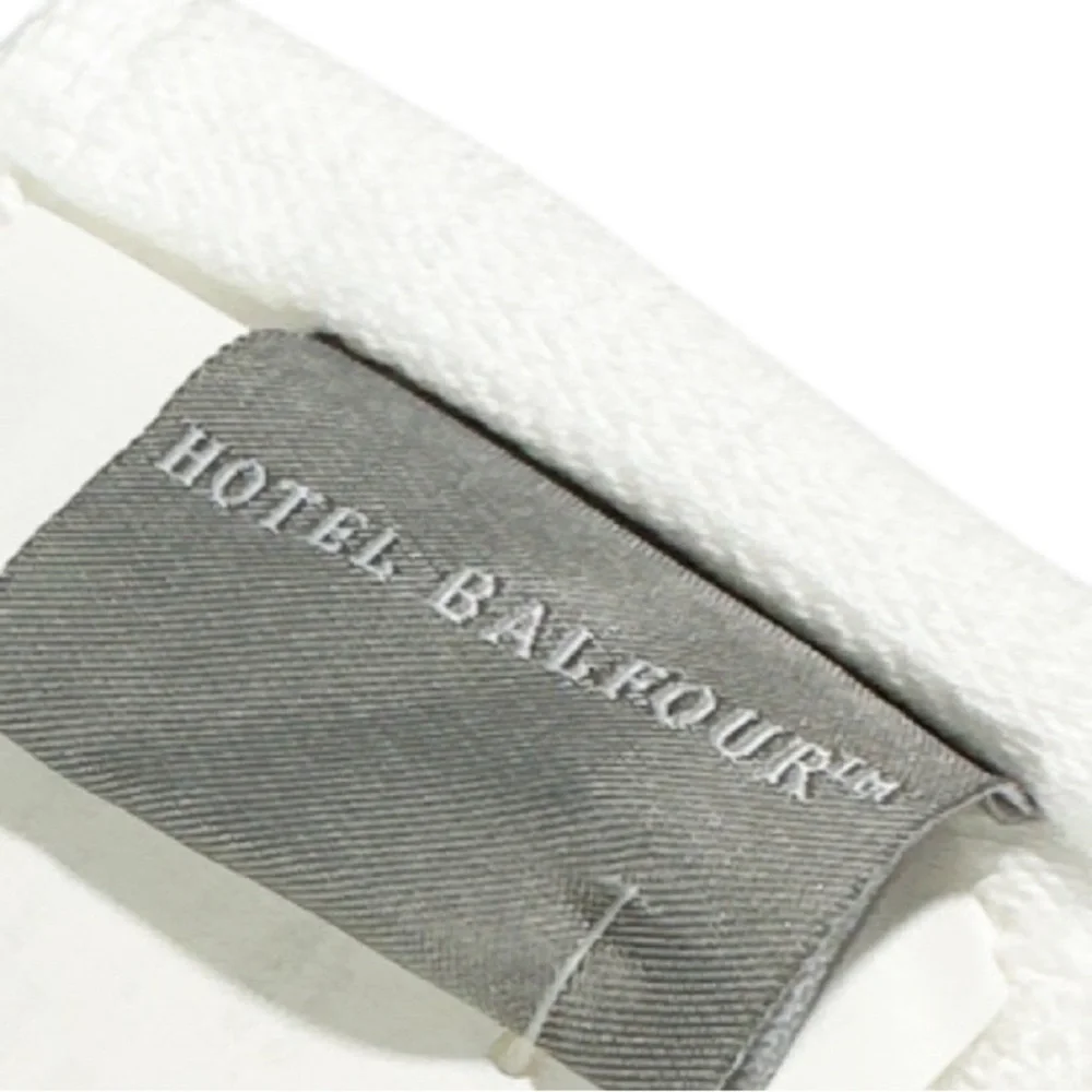 Hotel Balfour OVERSIZED WHITE BATH TOWEL 9 Piece Set